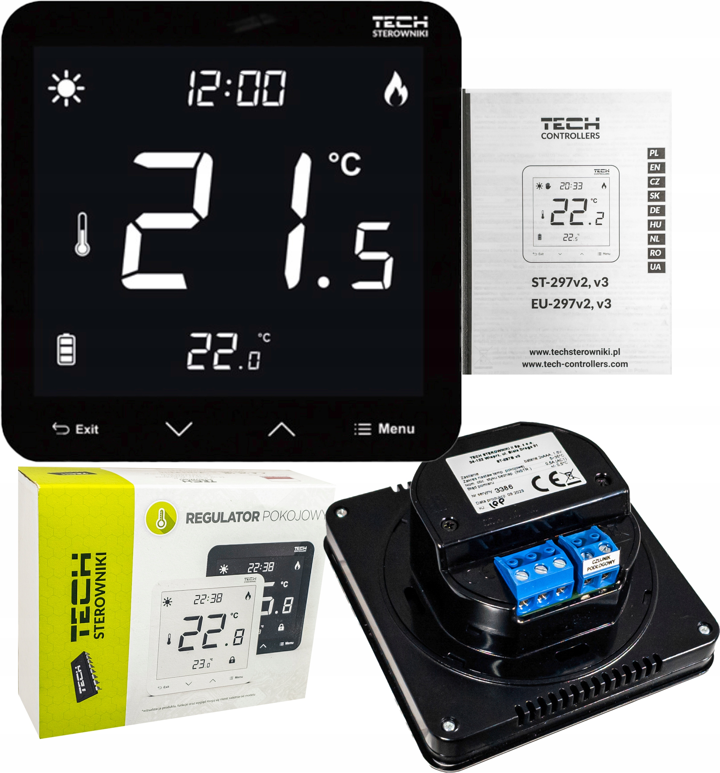 Tech ST297V3BK ovládač
